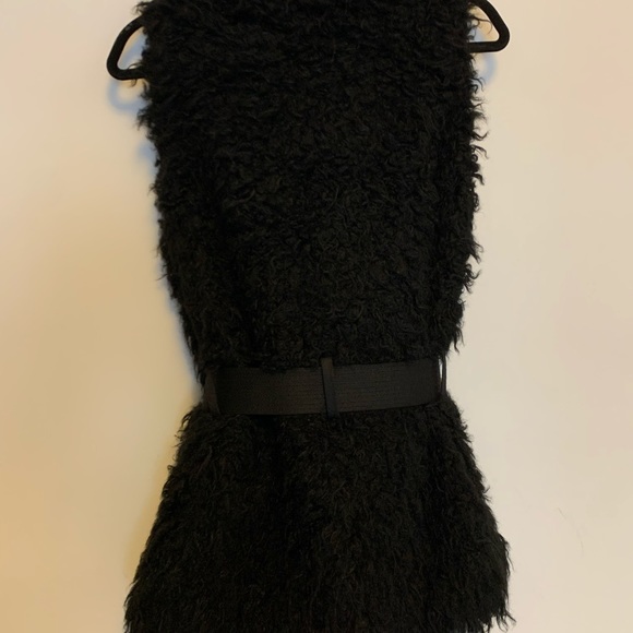 Zadig & Voltaire faux fur black sleeveless jacket - Picture 10 of 10